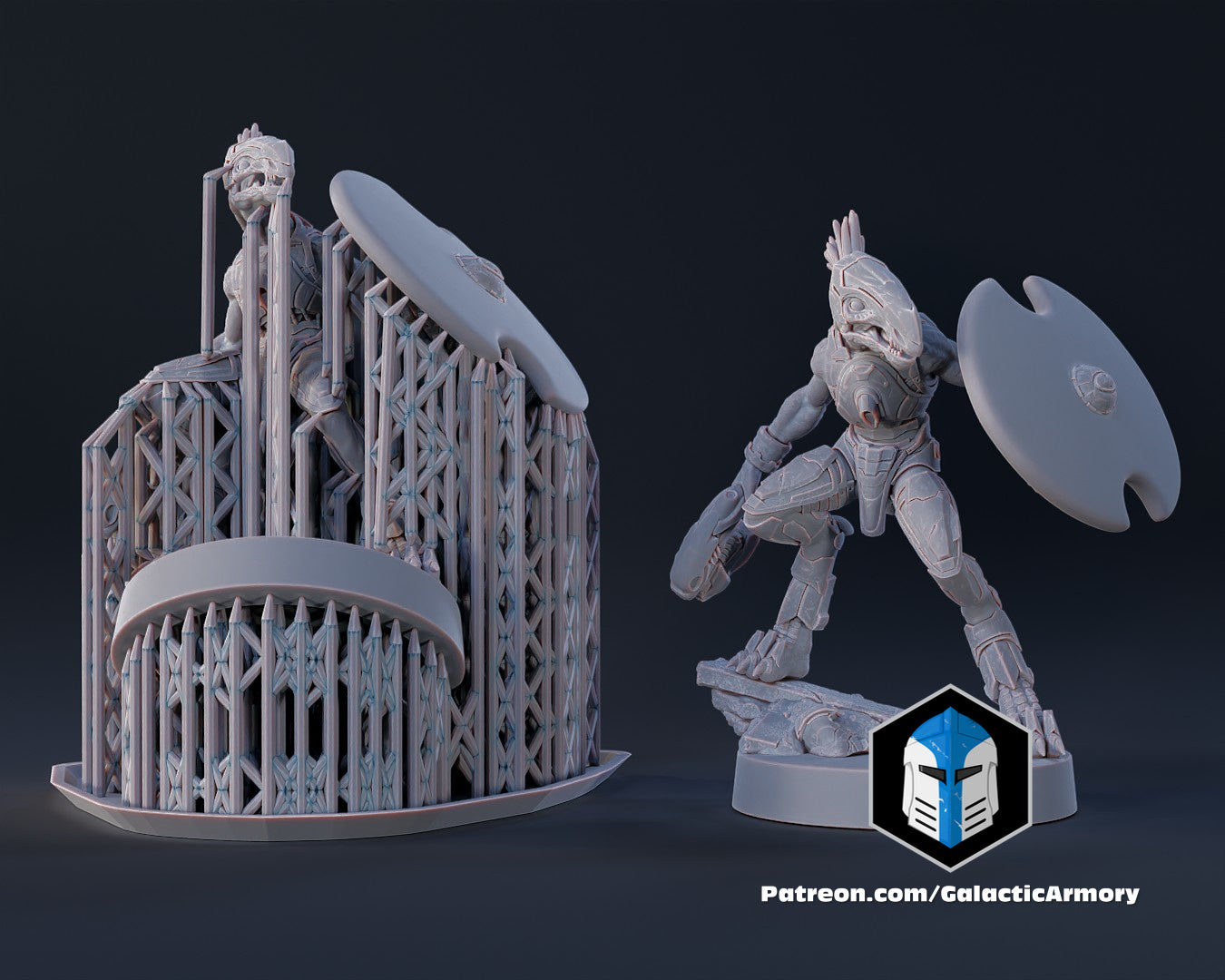 1:48 Scale Halo Jackal Miniatures - 3D Print Files