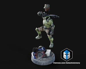 1:48 Scale Halo UNSC Marine Miniatures - 3D Print Files