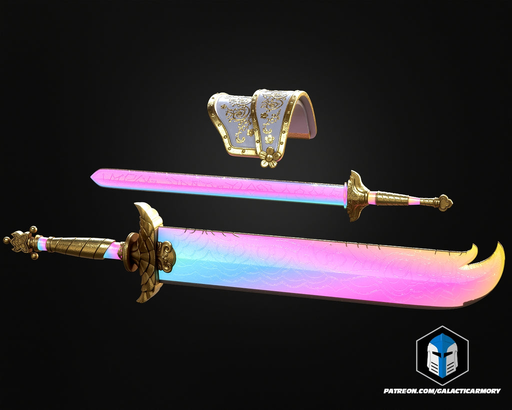 KPop Demon Hunters Rumi Armor and Swords - 3D Print Files