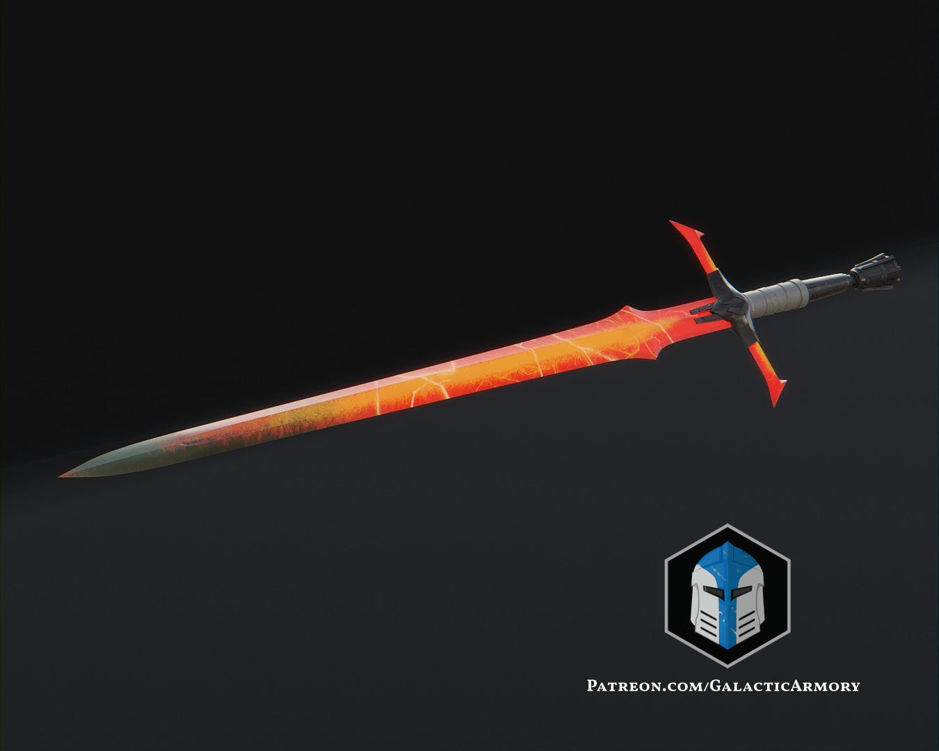 Bartok Medieval Kylo Ren Sword - 3D Print Files - Patreon Exclusive