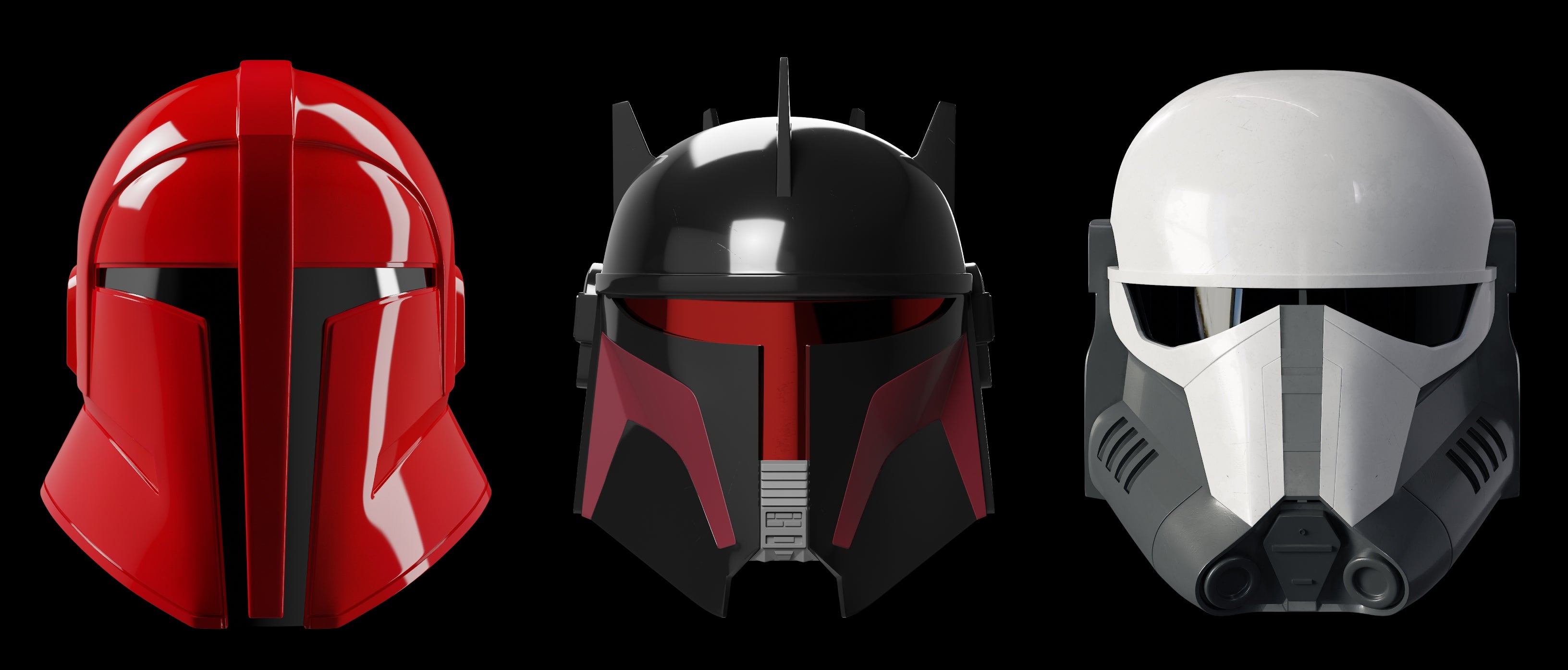 Imperial Mandalorian Helmet BUNDLE - 3D Print Files