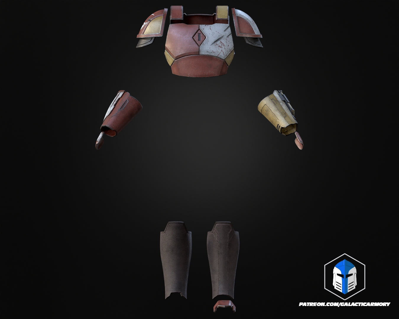 Mando Spirit Helmet and Armor - 3D Print Files