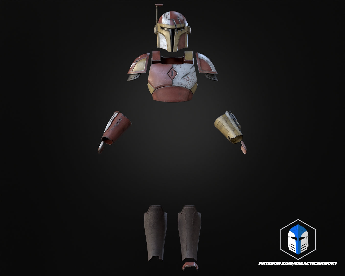 Mando Spirit Helmet and Armor - 3D Print Files