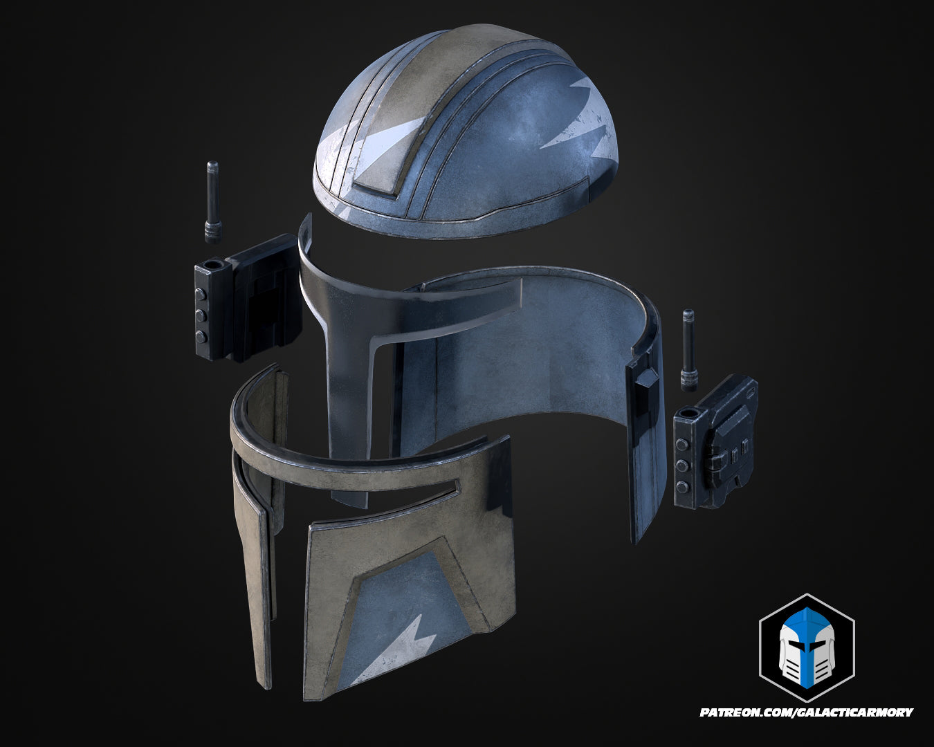 Mando Strength Helmet and Armor - 3D Print Files