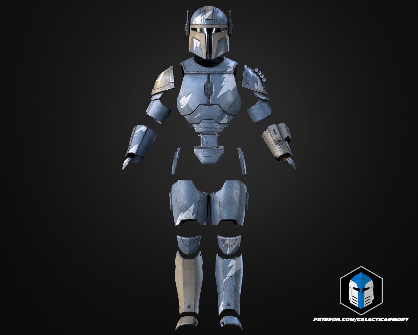 Mando Strength Helmet and Armor - 3D Print Files