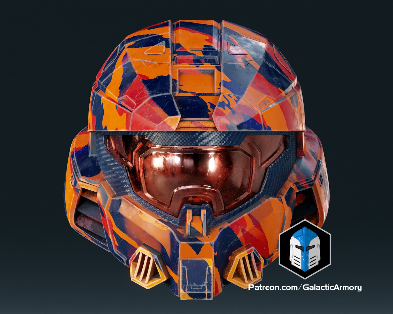 Halo Infinite Mark 7 Helm - 3D-Druckdateien