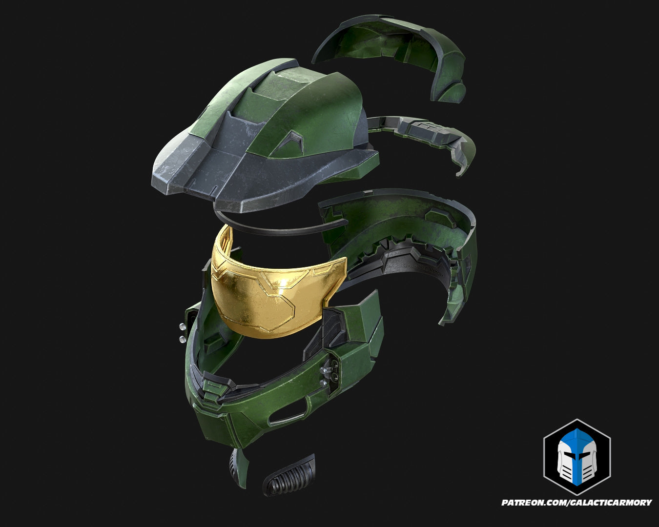 Master Chief Mark 6 Helmet - 3D Print Files