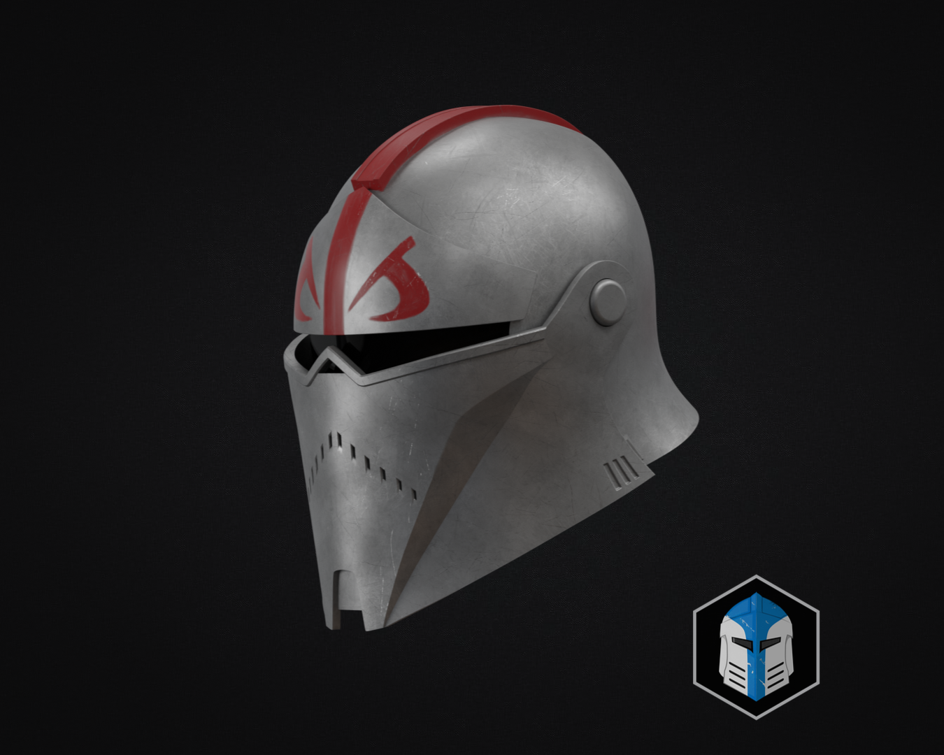 Bartok Medieval Captain Fordo Helmets - 3D Print Files – Galactic Armory Bartok Medieval Captain Fordo Helmets - 3D Print Files – Galactic Armory