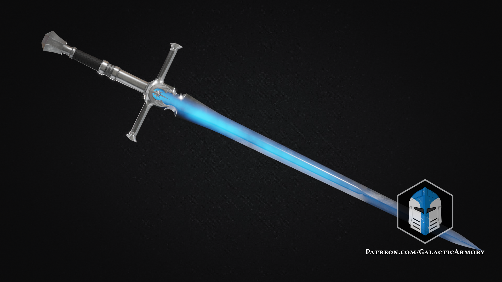 War Razor Sword Blue War Sword