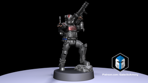 1:48 Scale Alpha 9 ODST Miniatures - 3D Print Files