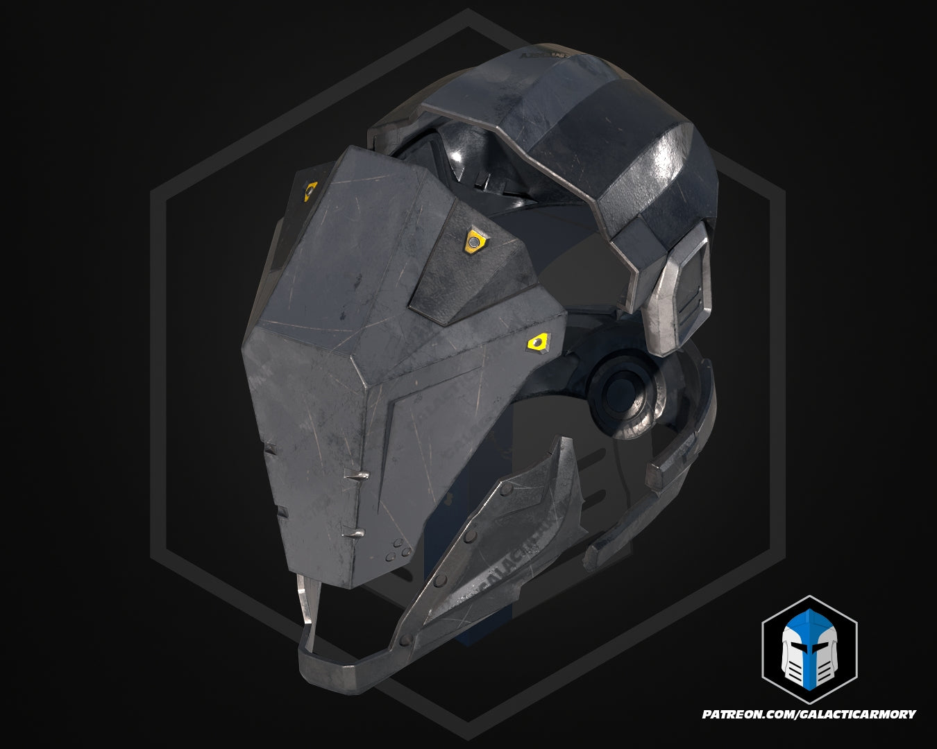 HD2 Null Cipher Helmet and Armor - 3D Print Files – Galactic Armory