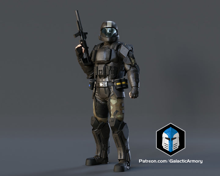 Halo ODST Figurine - Pose 2 - 3D Print Files – Galactic Armory