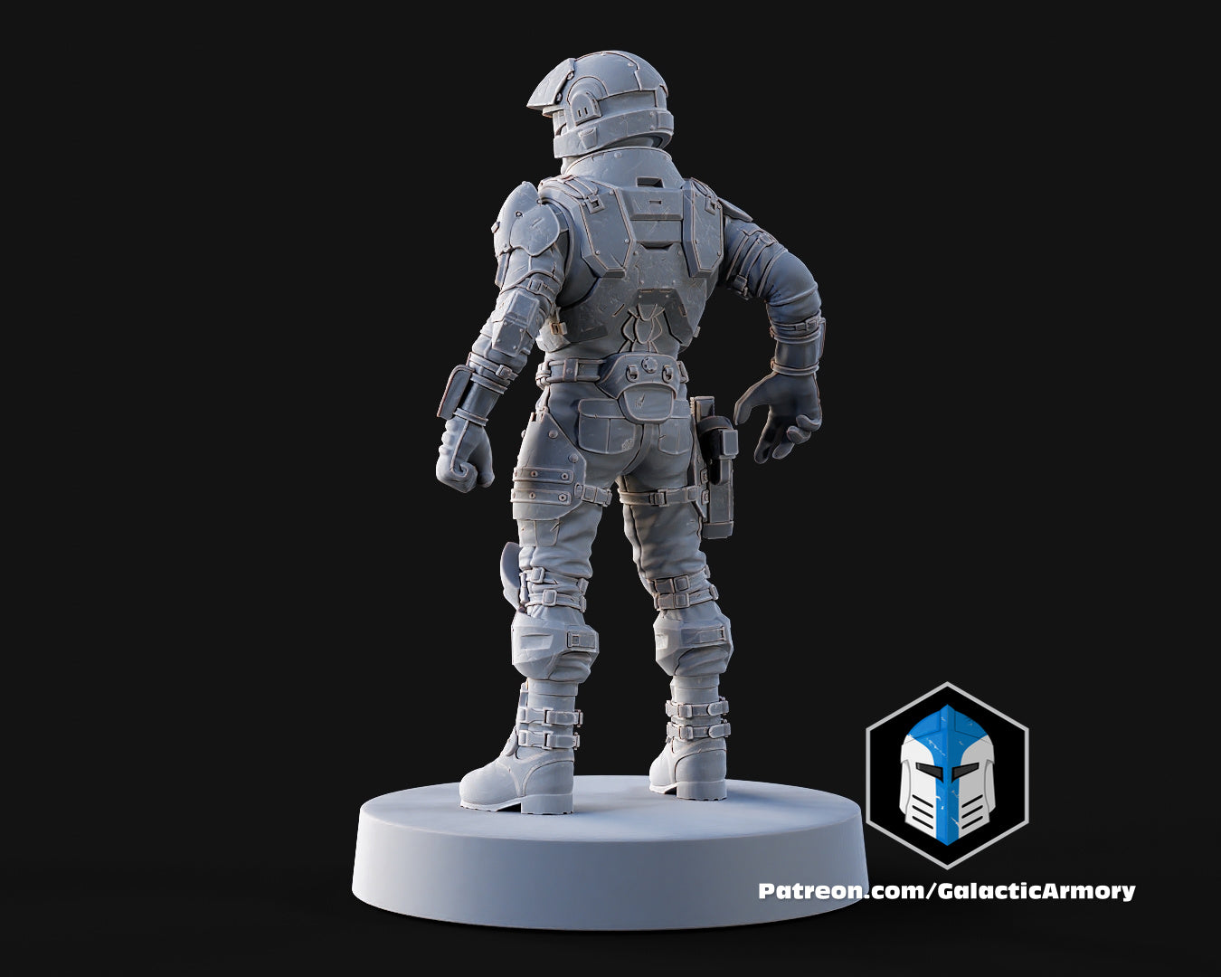 1:48 Scale Halo UNSC Marine Miniatures - 3D Print Files