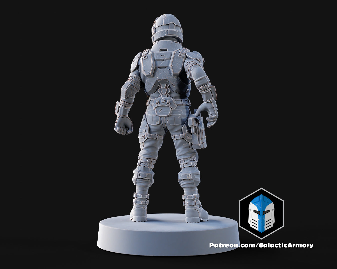 1:48 Scale Halo UNSC Marine Miniatures - 3D Print Files