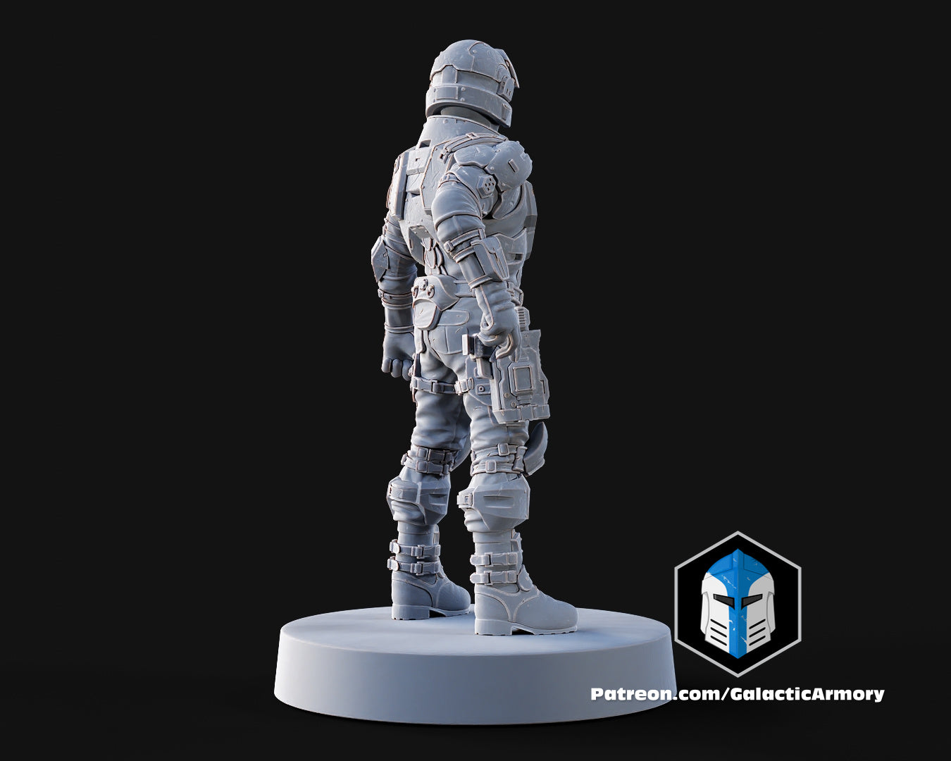 1:48 Scale Halo UNSC Marine Miniatures - 3D Print Files