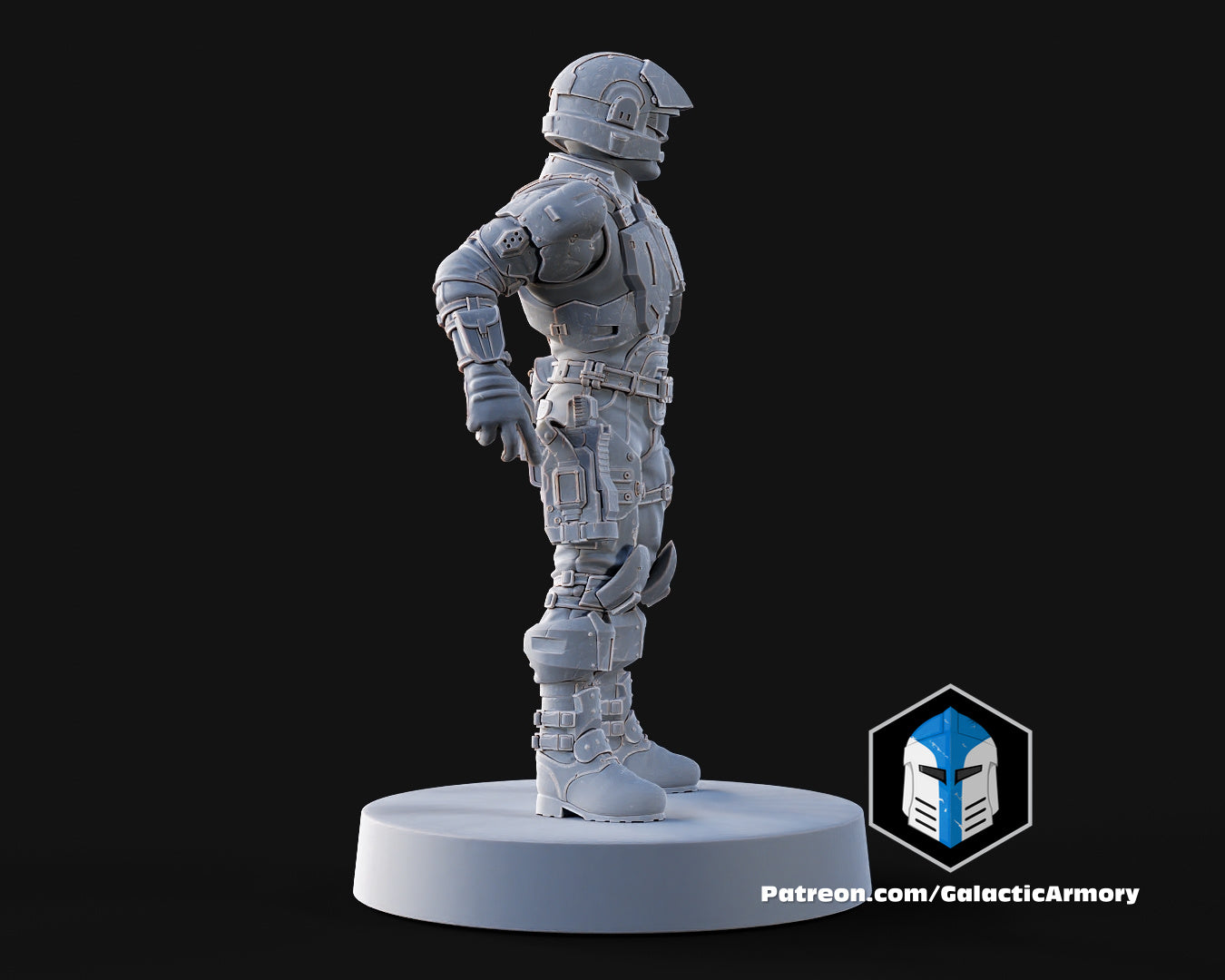 1:48 Scale Halo UNSC Marine Miniatures - 3D Print Files