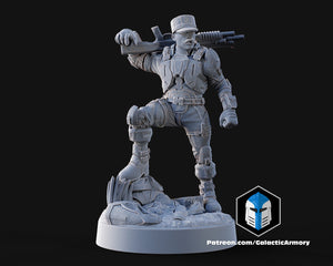 1:48 Scale Halo UNSC Marine Miniatures - 3D Print Files