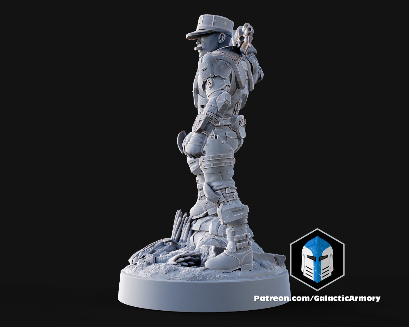 1:48 Scale Halo UNSC Marine Miniatures - 3D Print Files