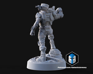 1:48 Scale Halo UNSC Marine Miniatures - 3D Print Files