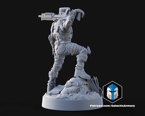 1:48 Scale Halo UNSC Marine Miniatures - 3D Print Files