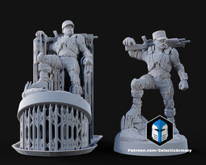 1:48 Scale Halo UNSC Marine Miniatures - 3D Print Files