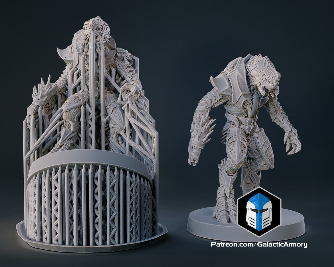 1:48 Scale Halo Arbiter Miniatures - 3D Print Files