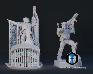 1:48 Scale Halo Alpha 9 ODST Miniatures - 3D Print Files