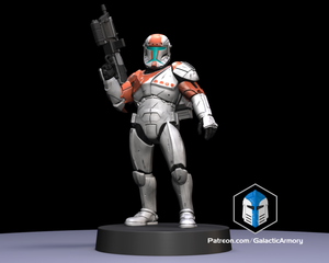 1:48 Scale Republic Commando Miniatures - 3D Print Files