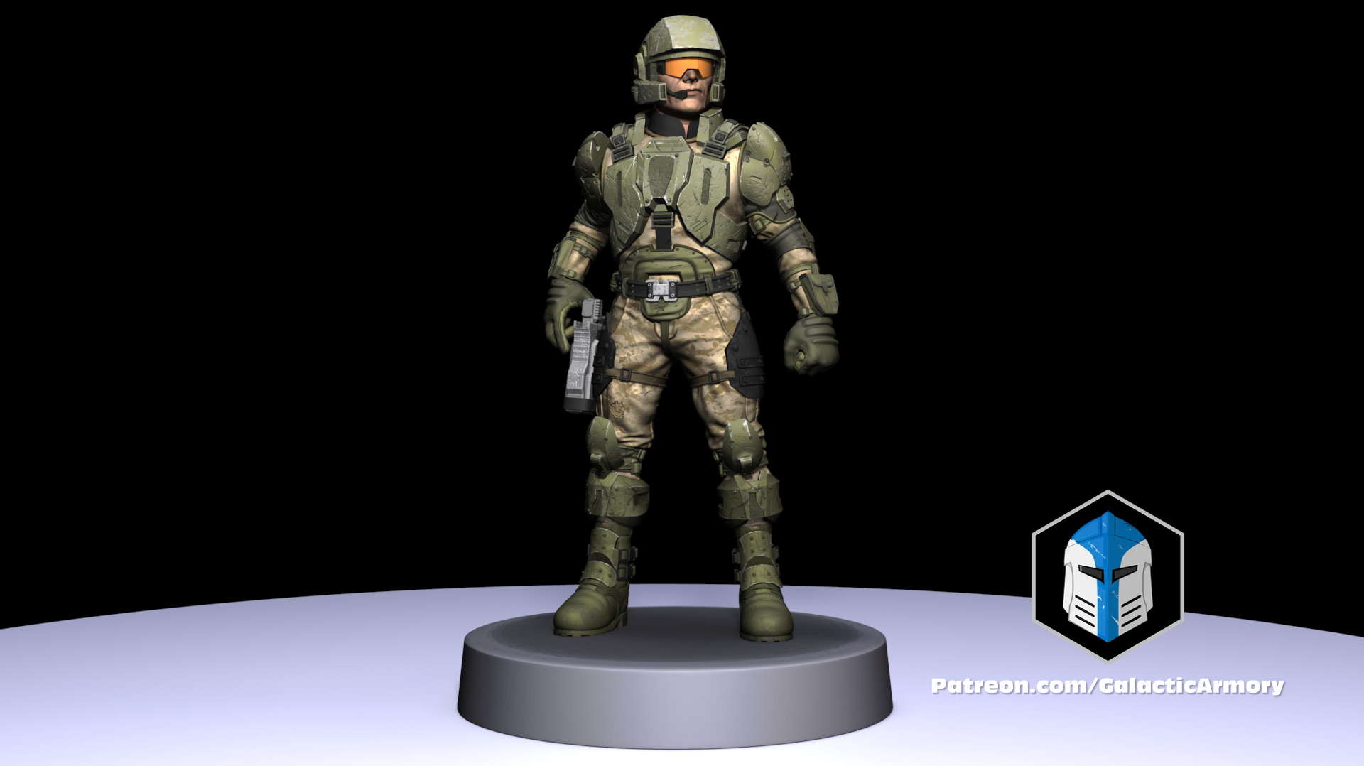 1:48 Scale Halo UNSC Marine Miniatures - 3D Print Files