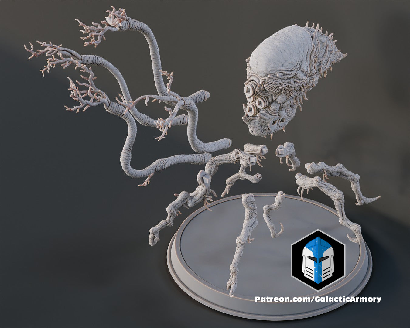 Flood Spore Figurines and Mold - 3D Print Files