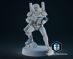 1:48 Scale Republic Commando Miniatures - 3D Print Files