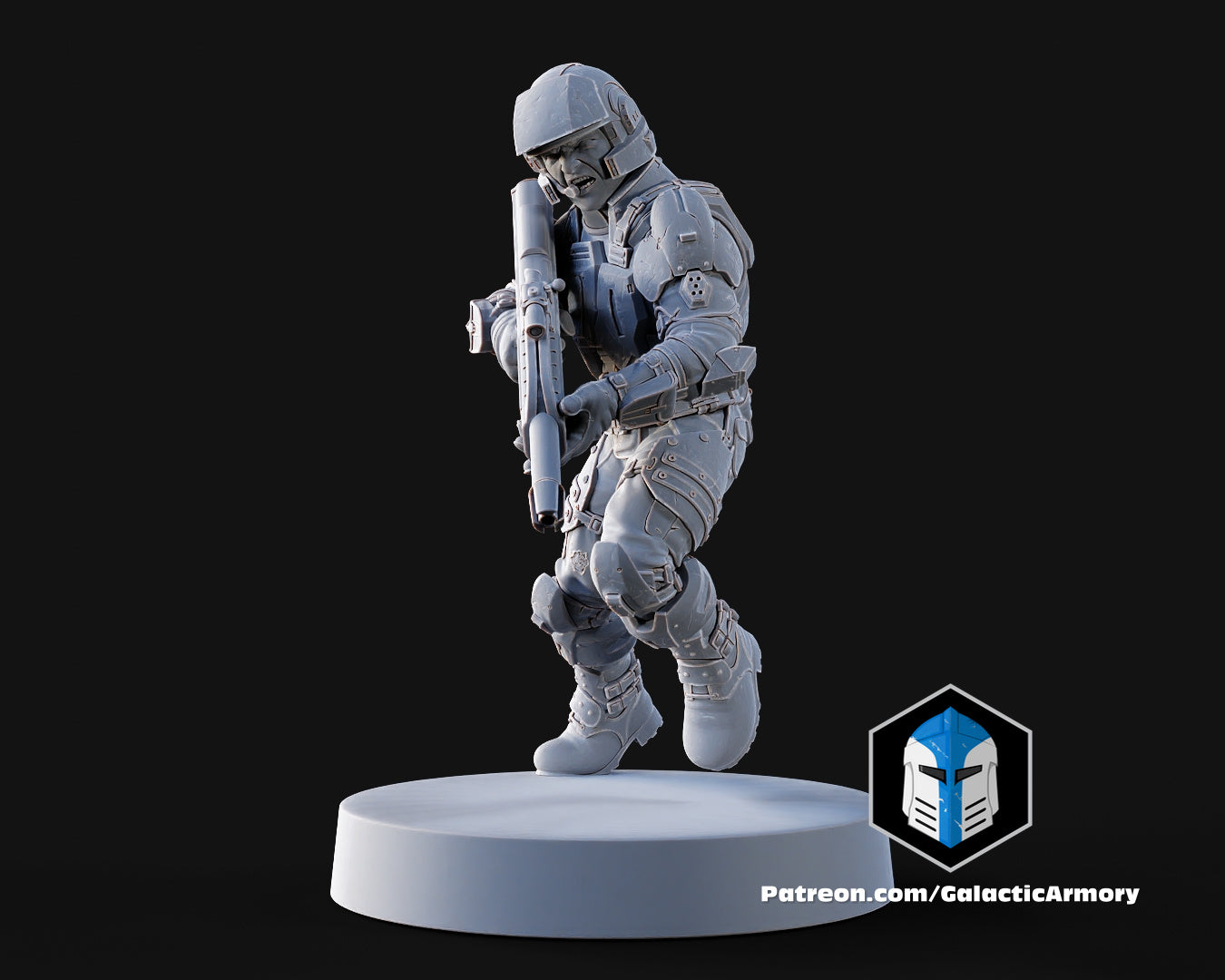 1:48 Scale Halo UNSC Marine Miniatures - 3D Print Files