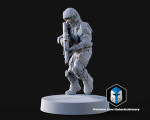 1:48 Scale Halo UNSC Marine Miniatures - 3D Print Files