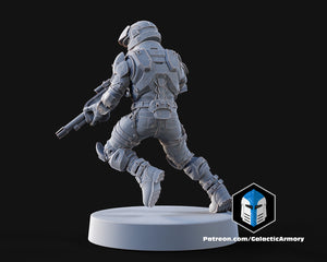 1:48 Scale Halo UNSC Marine Miniatures - 3D Print Files