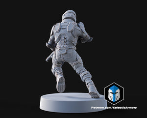 1:48 Scale Halo UNSC Marine Miniatures - 3D Print Files