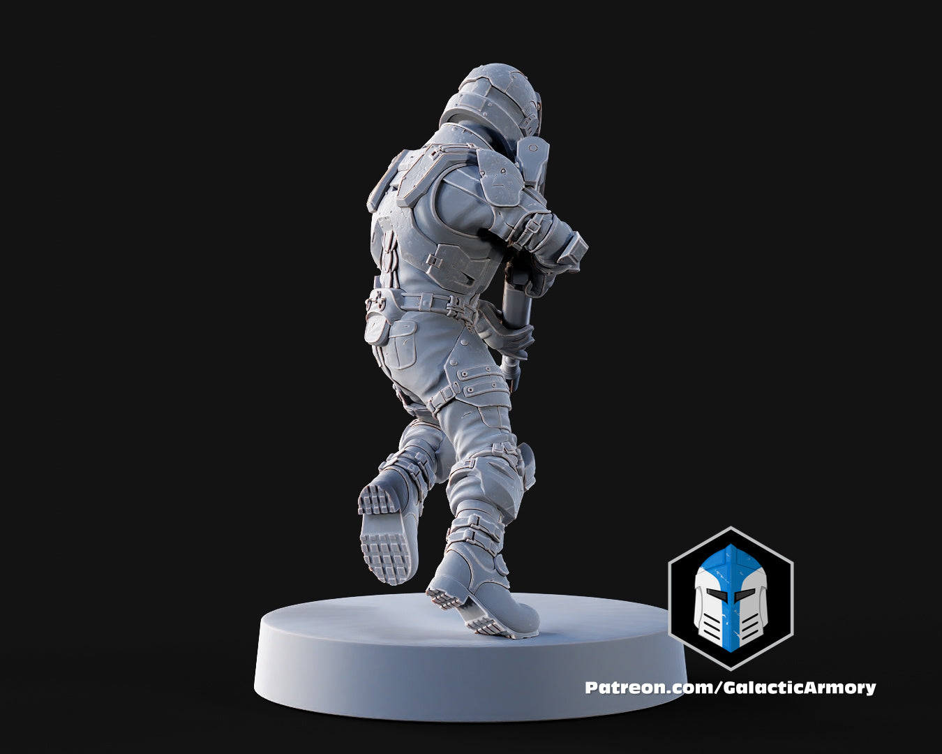 1:48 Scale Halo UNSC Marine Miniatures - 3D Print Files