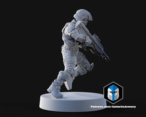 1:48 Scale Halo UNSC Marine Miniatures - 3D Print Files