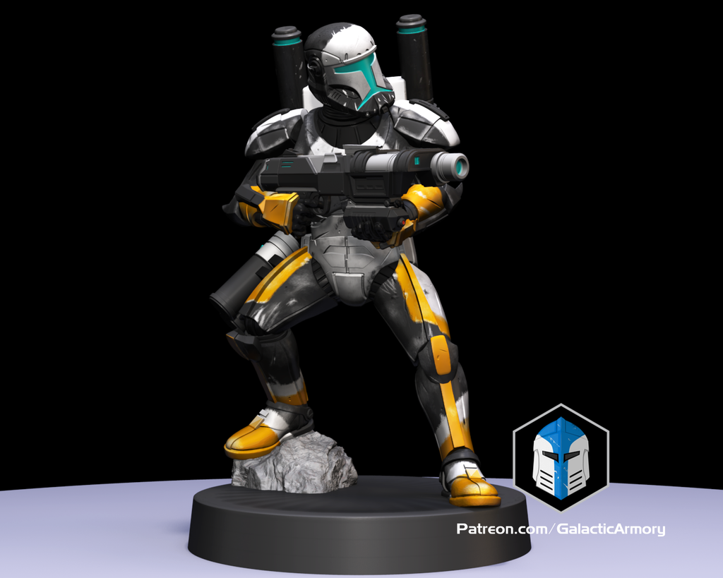 1:48 Scale Republic Commando Miniatures - 3D Print Files – Galactic Armory