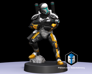 1:48 Scale Republic Commando Miniatures - 3D Print Files