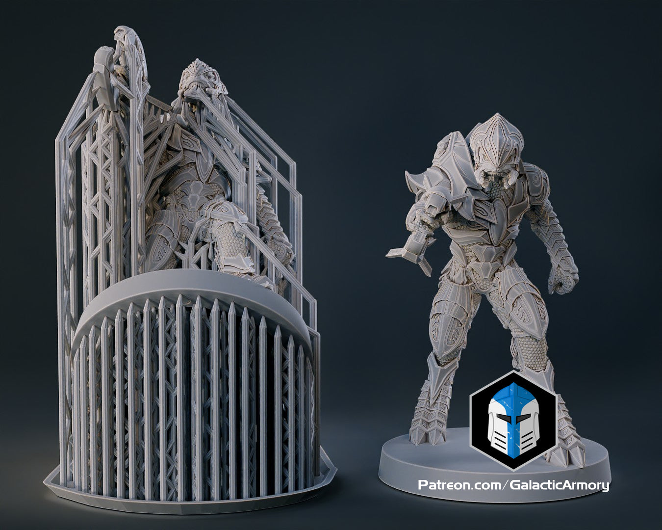 1:48 Scale Halo Arbiter Miniatures - 3D Print Files