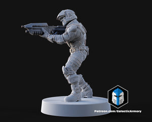 1:48 Scale Halo UNSC Marine Miniatures - 3D Print Files