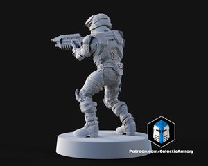 1:48 Scale Halo UNSC Marine Miniatures - 3D Print Files