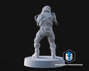 1:48 Scale Halo UNSC Marine Miniatures - 3D Print Files