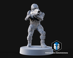 1:48 Scale Halo UNSC Marine Miniatures - 3D Print Files