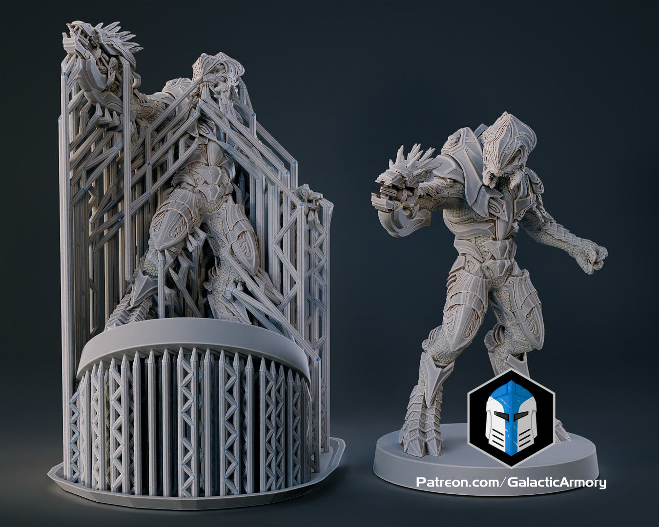 1:48 Scale Halo Arbiter Miniatures - 3D Print Files