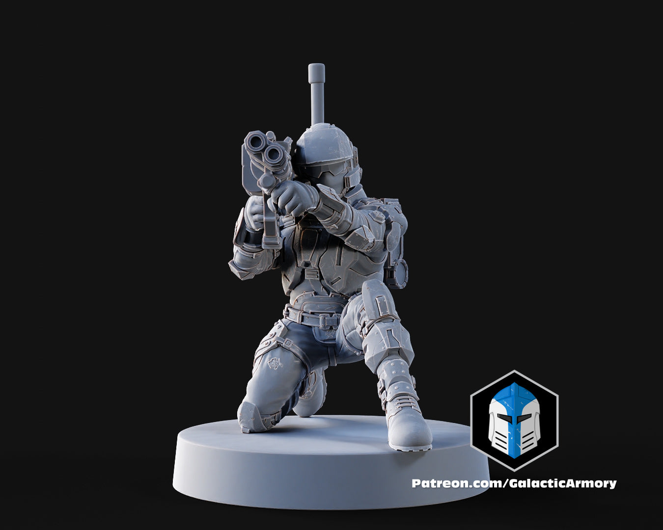 1:48 Scale Halo UNSC Marine Miniatures - 3D Print Files