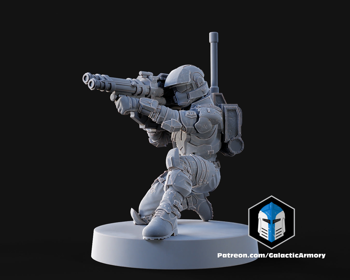 1:48 Scale Halo UNSC Marine Miniatures - 3D Print Files