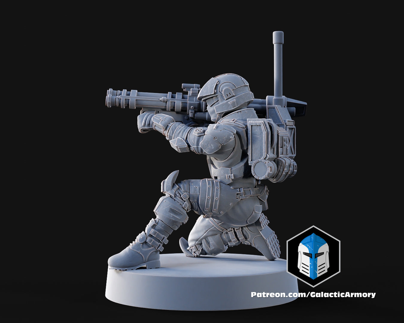 1:48 Scale Halo UNSC Marine Miniatures - 3D Print Files