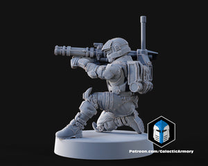 1:48 Scale Halo UNSC Marine Miniatures - 3D Print Files