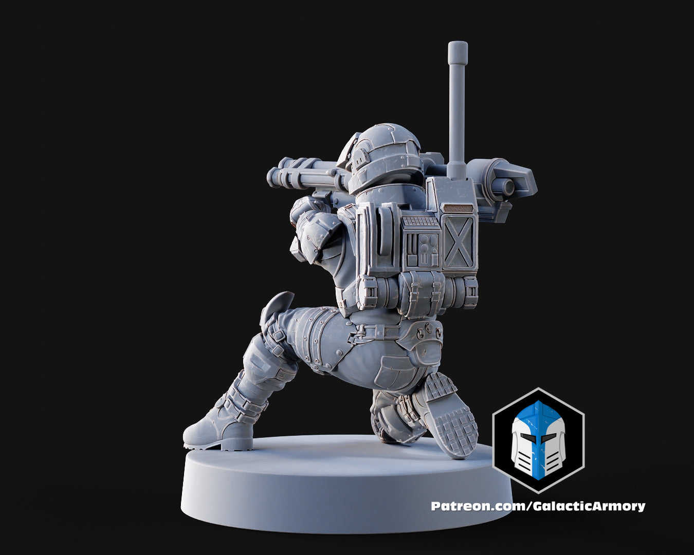 1:48 Scale Halo UNSC Marine Miniatures - 3D Print Files